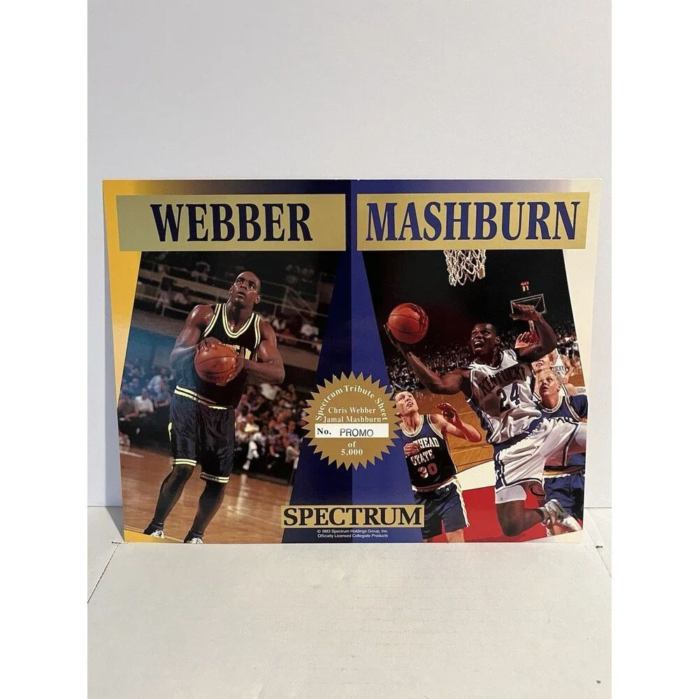 1993 Spectrum Holdings Chris Webber/Jamal Mashburn 8